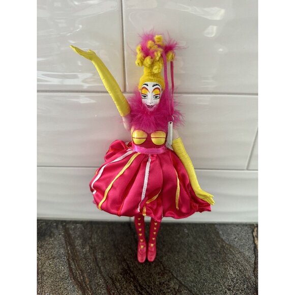 Cirque du Soleil Rose Bonbon WOOD Doll VERY RARE!‎ Collectors Item - Picture 1 of 6